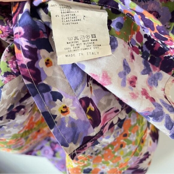 🎥 Guilty Party TV Show ETRO Floral Print Blouse Size 42 - Picture 5 of 11